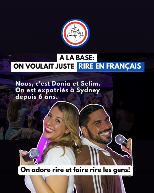 LE FRENCH COMEDY CLUB SYDNEY - Dimanche 19 Avril 18h30 - Potts Point Hotel L1