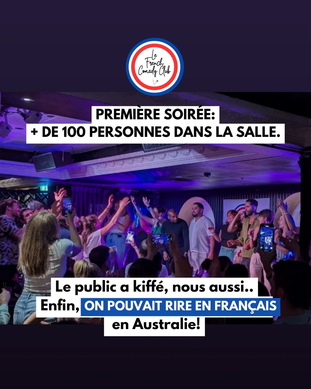 LE FRENCH COMEDY CLUB BRISBANE- Samedi 2 Mai à 19h30 - The Gallery, The Loft West end
