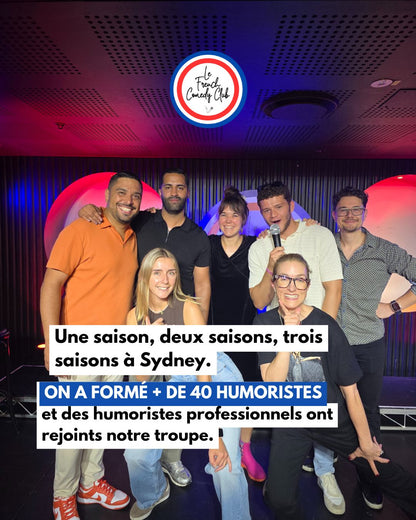 LE FRENCH COMEDY CLUB BRISBANE- Samedi 2 Mai à 19h30 - The Gallery, The Loft West end