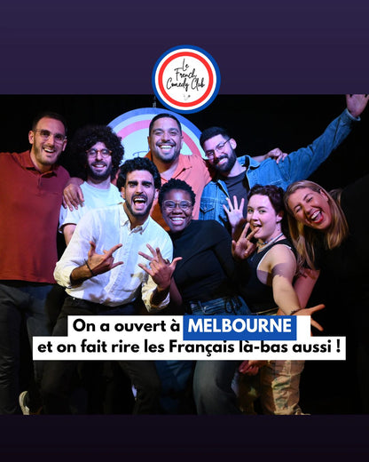 LE FRENCH COMEDY CLUB BRISBANE- Samedi 2 Mai à 19h30 - The Gallery, The Loft West end