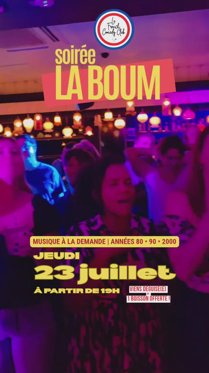 LA BOUM DU FRENCH COMEDY CLUB SYDNEY- Jeudi 23 Juillet à partir de 19h00 au Potts Point Hotel L1